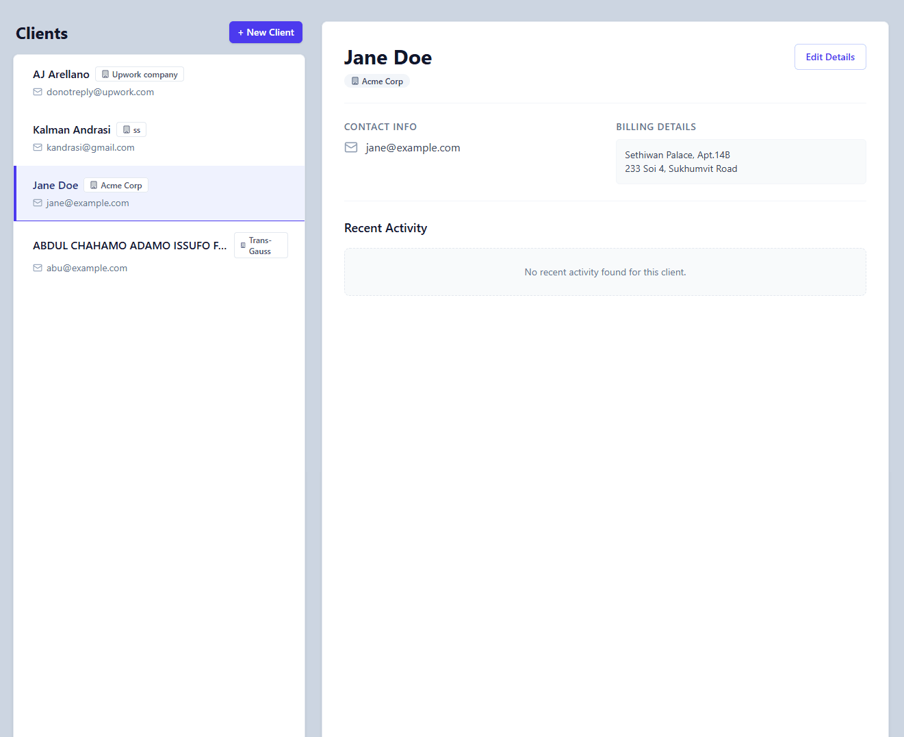SoloSuite Clients